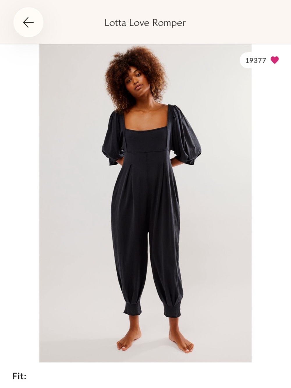 Free People Black Long Sleeve romper